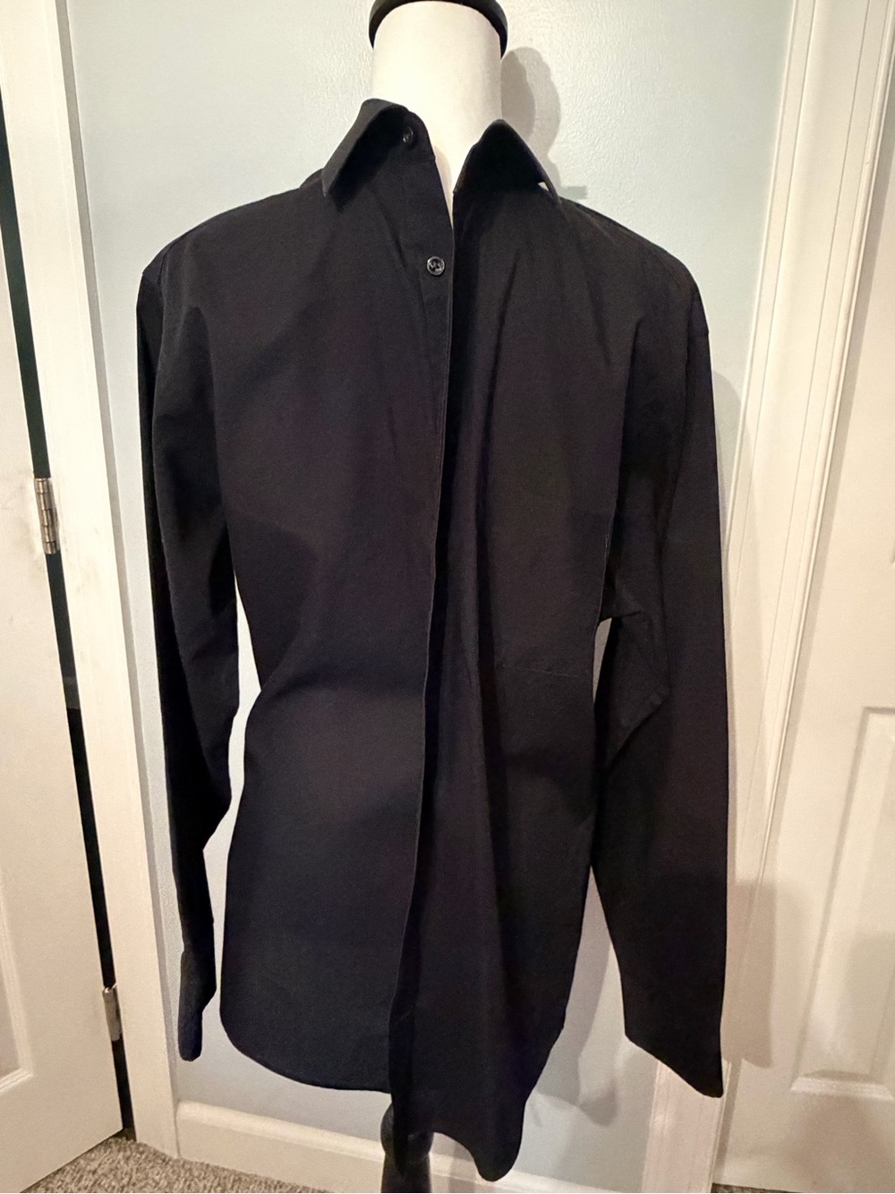 Stafford Black Lightweight Shirt Jacket